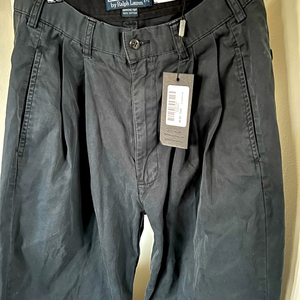 Polo pleated 80s trousers